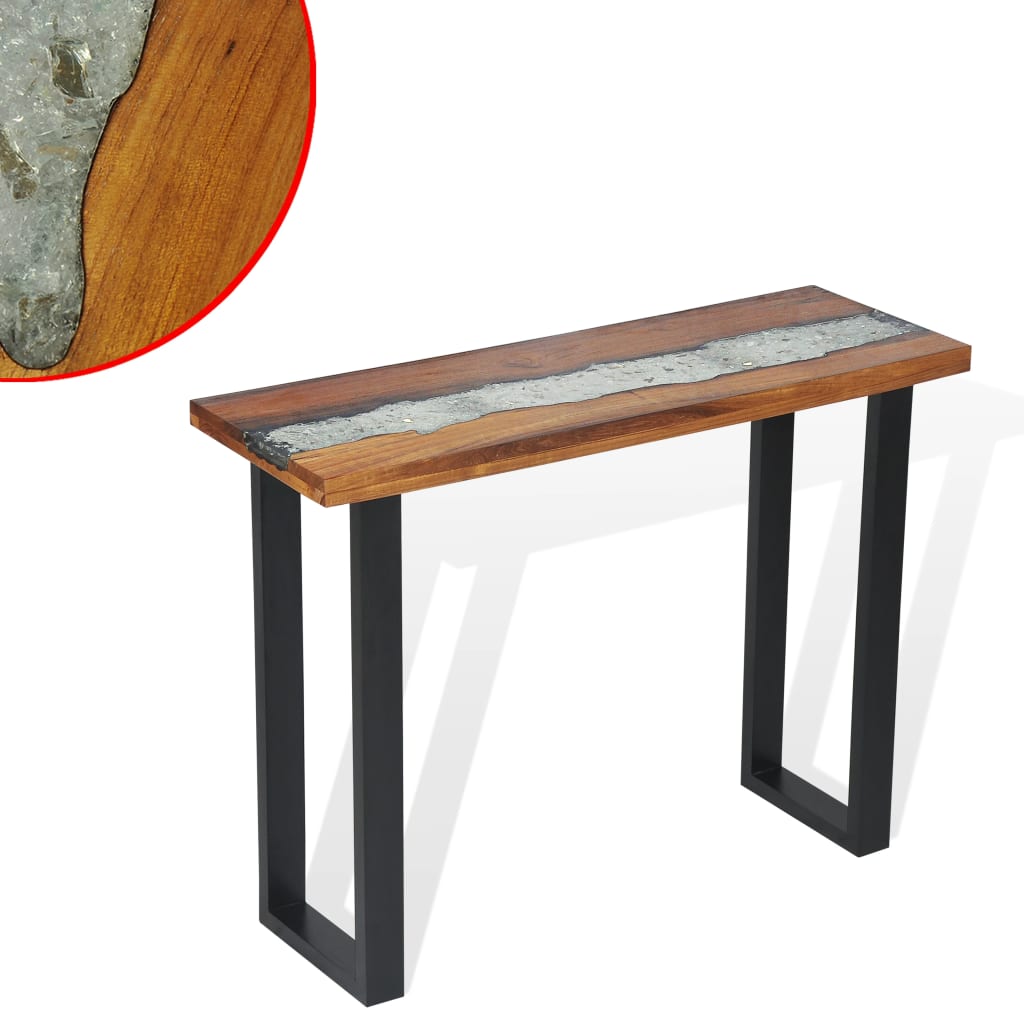 Console Table Teak 100x35x75 cm - OLBRIT