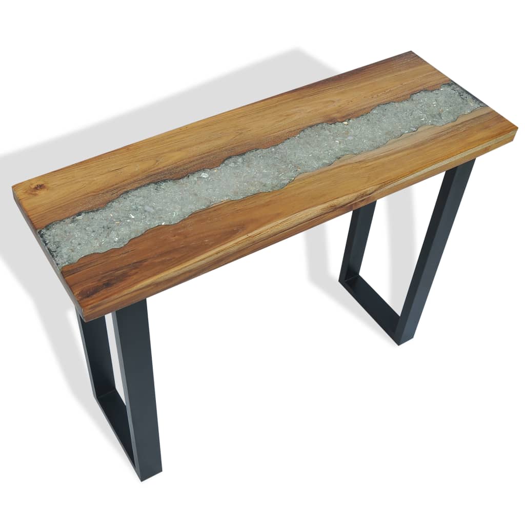 Console Table Teak 100x35x75 cm - OLBRIT