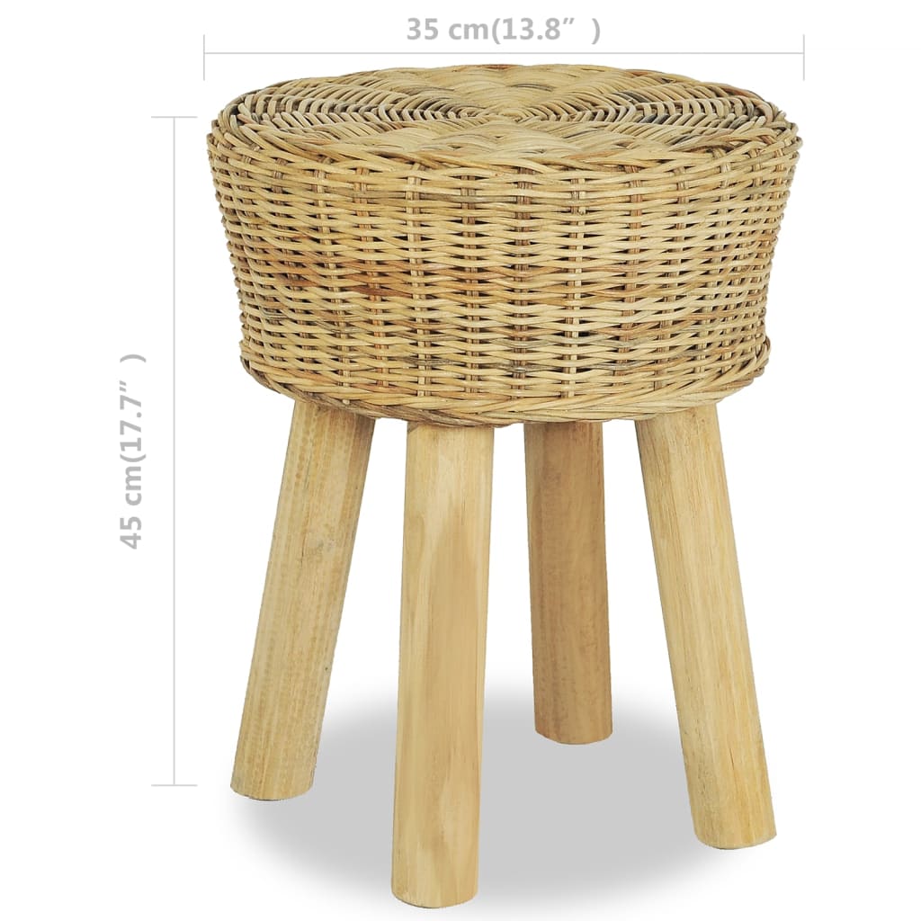 Bar Stool Natural Rattan - OLBRIT