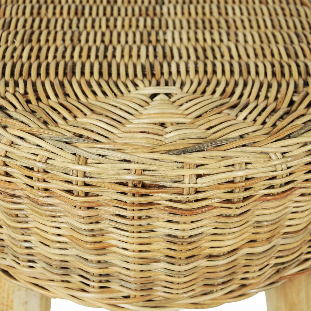 Hall Bench 110x35x45 cm Natural Rattan - OLBRIT