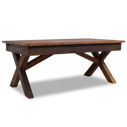 Coffee Table Solid Reclaimed Wood 110x60x45 cm - OLBRIT