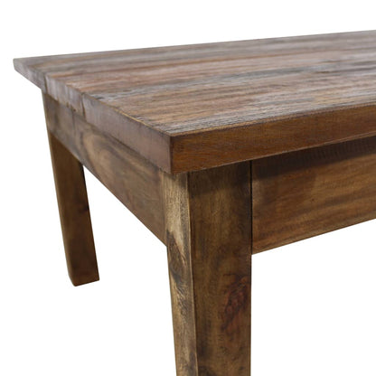 Coffee Table Solid Reclaimed Wood 98x73x45 cm - OLBRIT