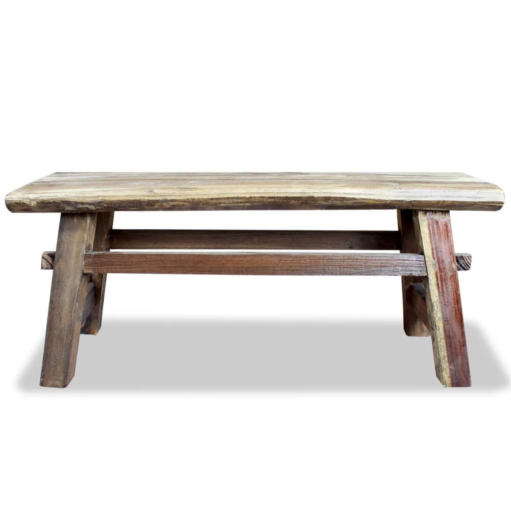 Bench Solid Reclaimed Wood 100x28x43 cm - OLBRIT