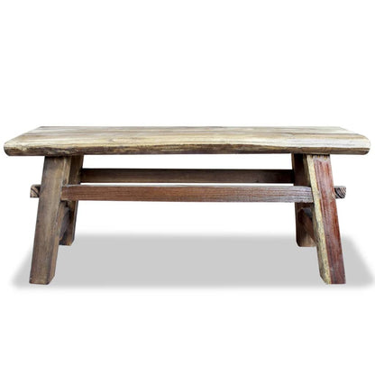 Bench Solid Reclaimed Wood 100x28x43 cm - OLBRIT