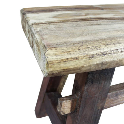 Bench Solid Reclaimed Wood 100x28x43 cm - OLBRIT