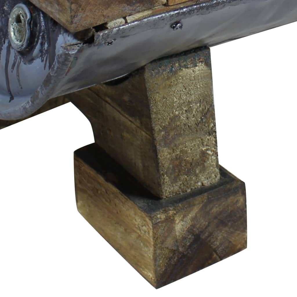 Coffee Table Solid Reclaimed Wood 90x50x35 cm - OLBRIT