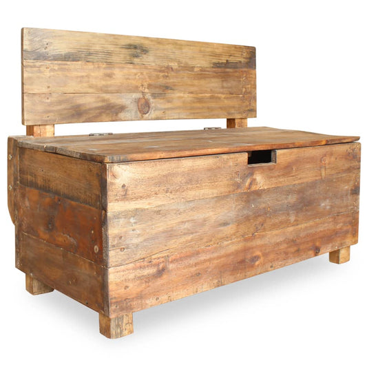 Bench Solid Reclaimed Wood 86x40x60 cm - OLBRIT