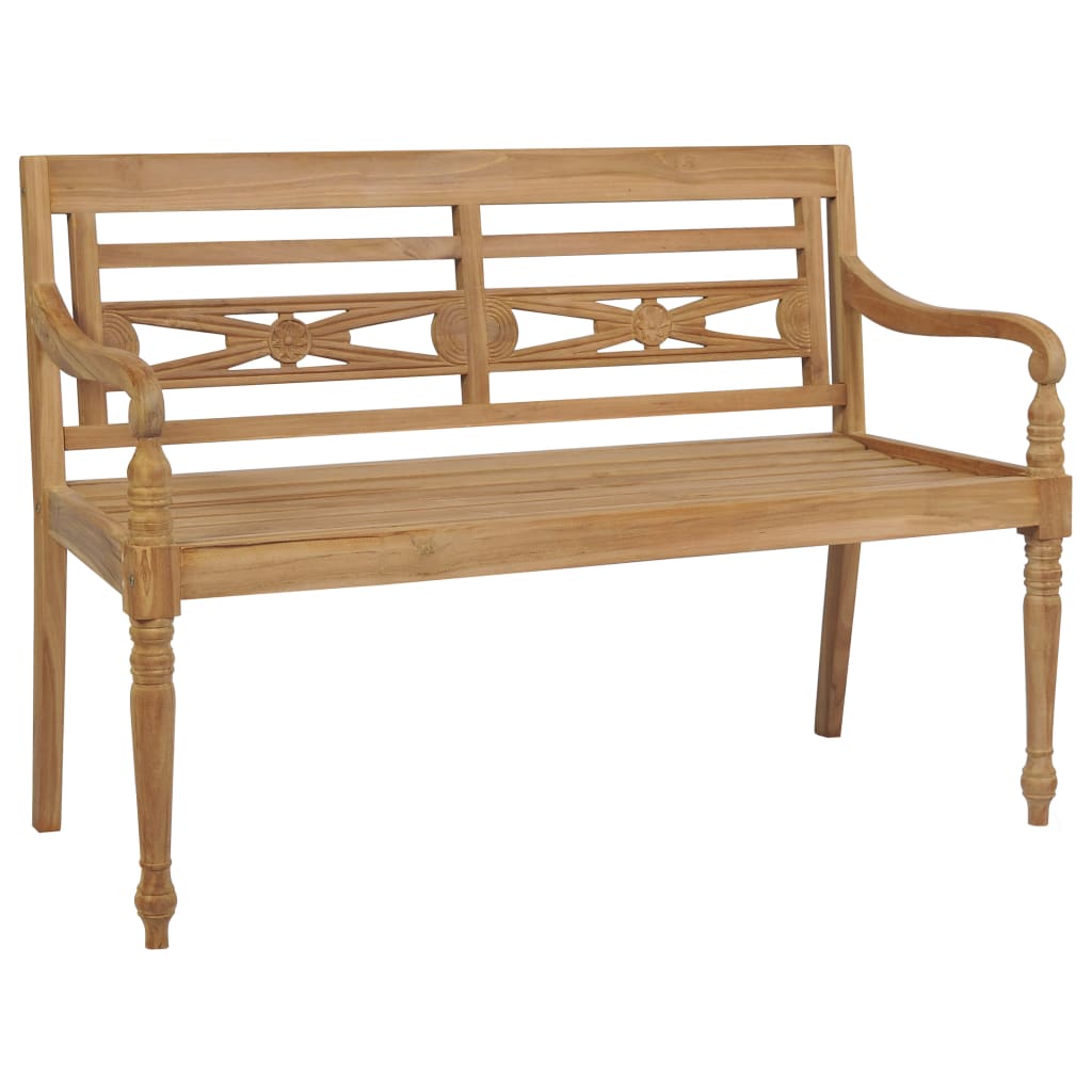 Batavia Bench 120 cm Teak - OLBRIT