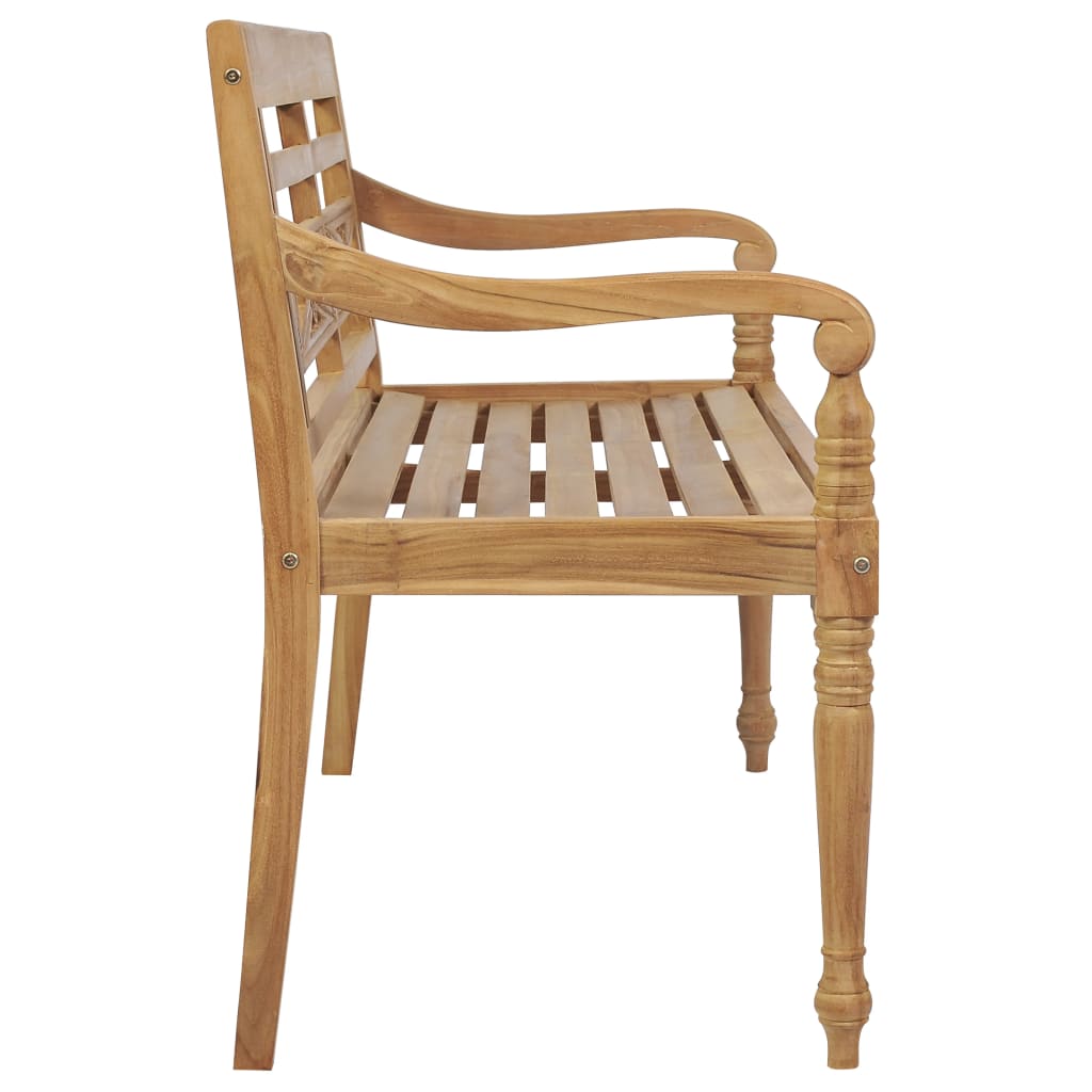 Batavia Bench 120 cm Teak - OLBRIT