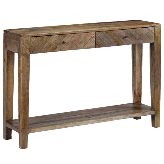 Console Table Solid Mango Wood 118x30x80 cm - OLBRIT