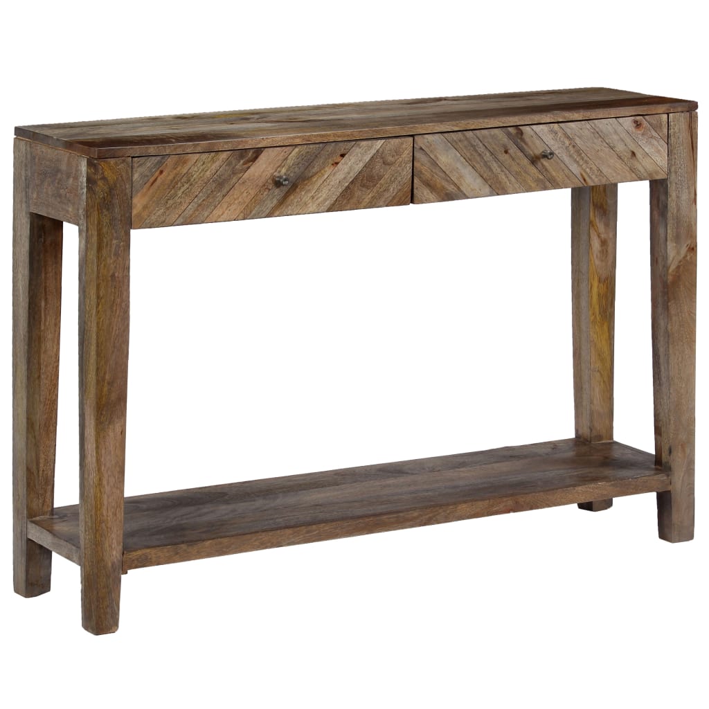 Console Table Solid Mango Wood 118x30x80 cm - OLBRIT