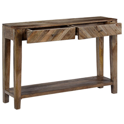 Console Table Solid Mango Wood 118x30x80 cm - OLBRIT