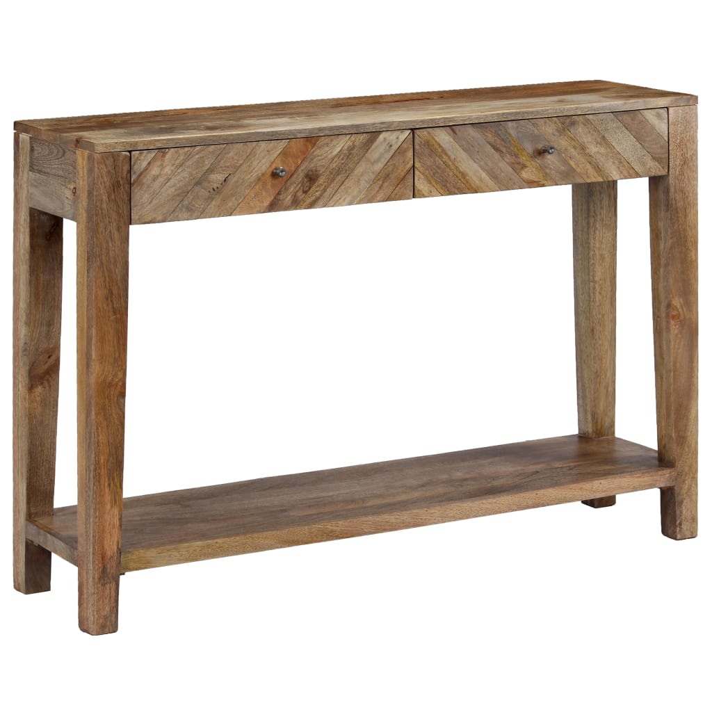 Console Table Solid Mango Wood 118x30x80 cm - OLBRIT