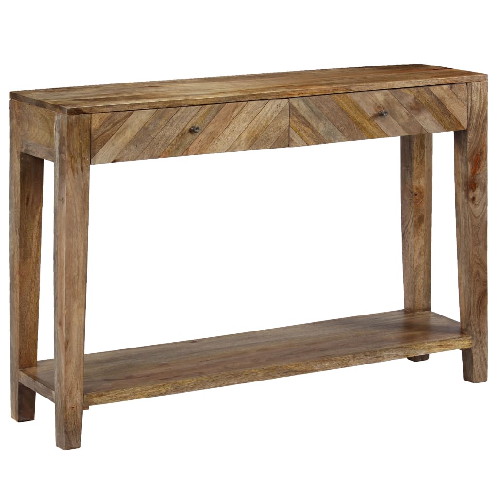 Console Table Solid Mango Wood 118x30x80 cm - OLBRIT