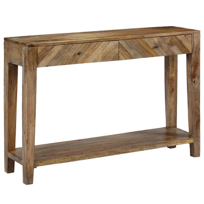 Console Table Solid Mango Wood 118x30x80 cm - OLBRIT