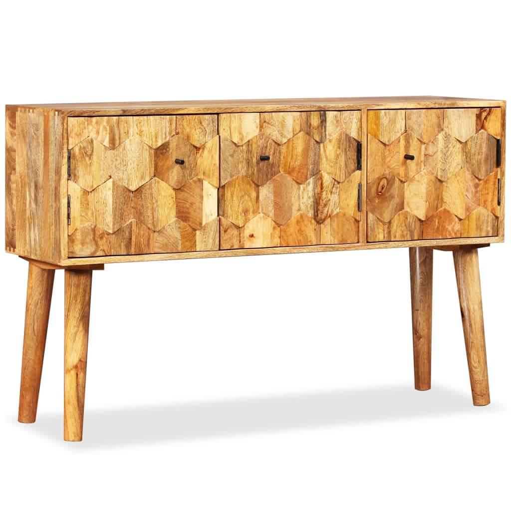 Sideboard Solid Mango Wood 118x35x75 cm - OLBRIT