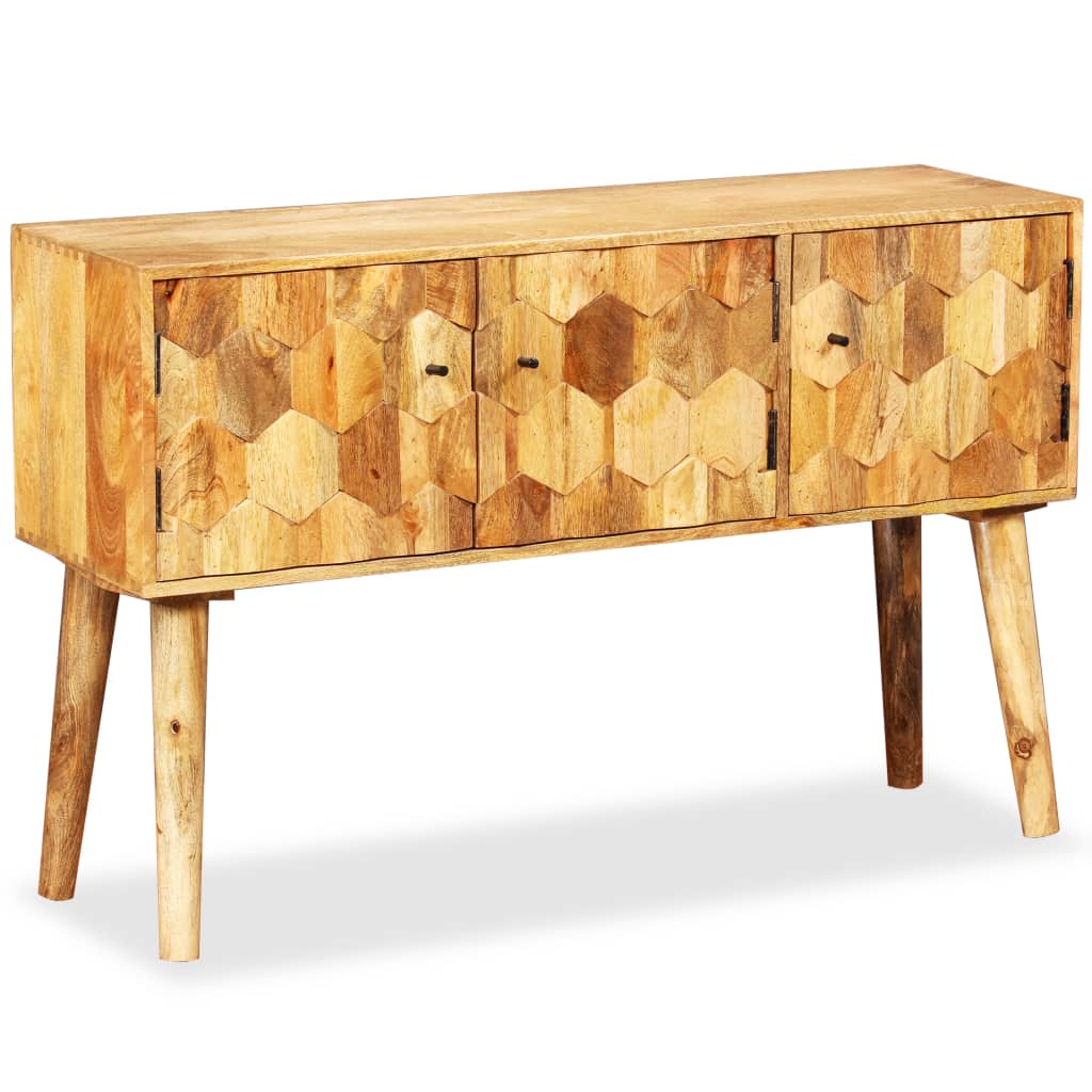 Sideboard Solid Mango Wood 118x35x75 cm - OLBRIT