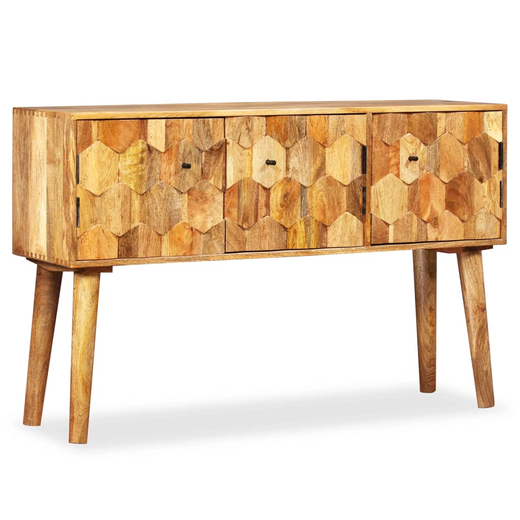Sideboard Solid Mango Wood 118x35x75 cm - OLBRIT