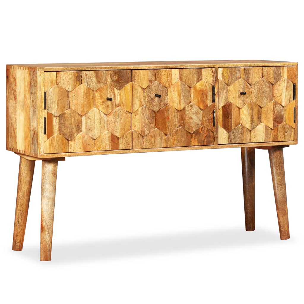 Sideboard Solid Mango Wood 118x35x75 cm - OLBRIT