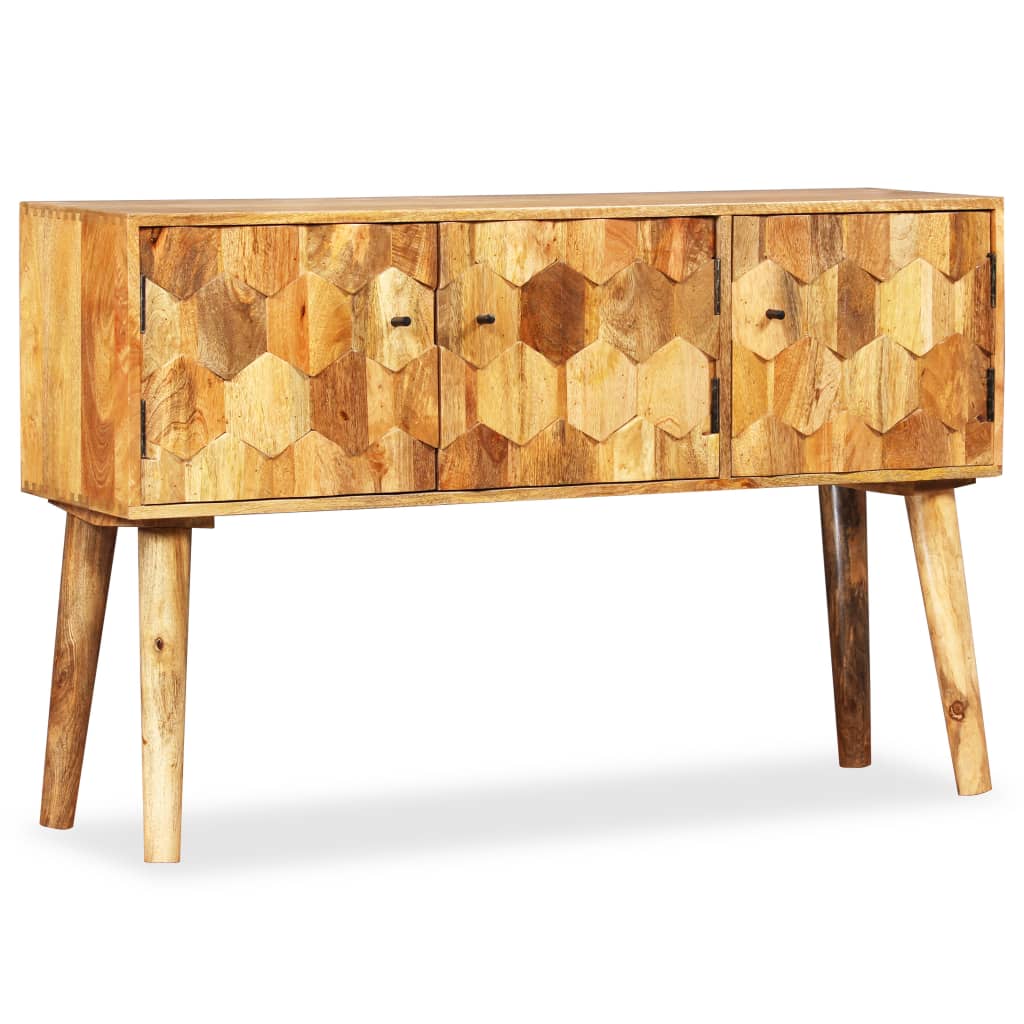 Sideboard Solid Mango Wood 118x35x75 cm - OLBRIT