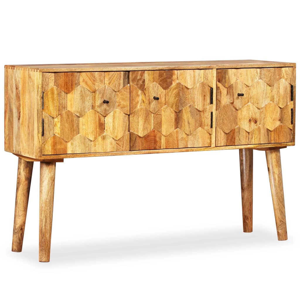Sideboard Solid Mango Wood 118x35x75 cm - OLBRIT