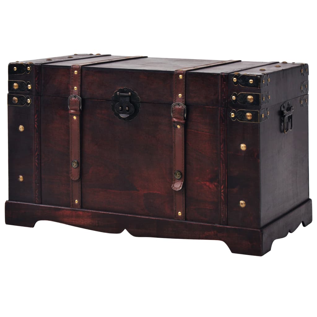 Vintage Treasure Chest Wood 66x38x40 cm - OLBRIT