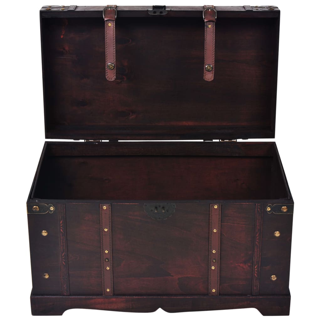 Vintage Treasure Chest Wood 66x38x40 cm - OLBRIT