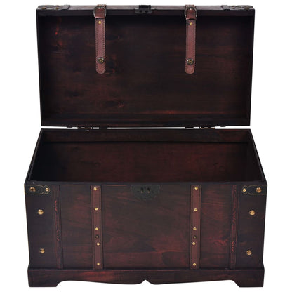 Vintage Treasure Chest Wood 66x38x40 cm - OLBRIT