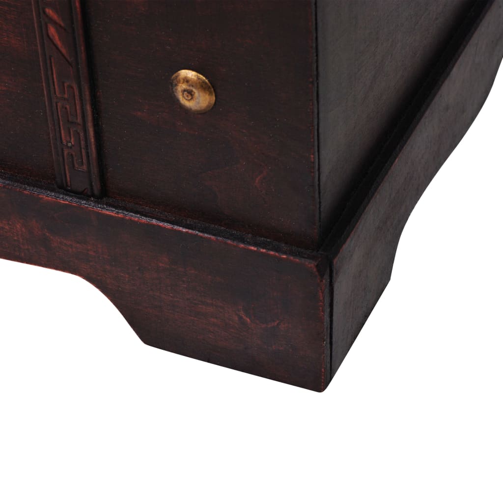 Vintage Treasure Chest Wood 66x38x40 cm - OLBRIT
