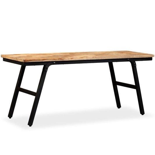 Bench Reclaimed Teak and Steel 110x35x45 cm - OLBRIT
