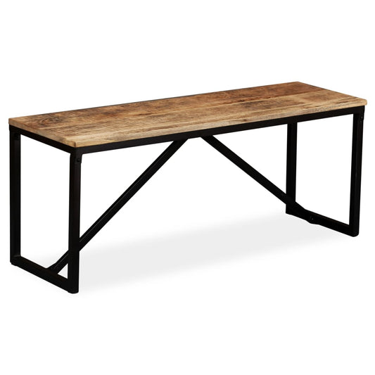 Bench Solid Mango Wood 110x35x45 cm - OLBRIT