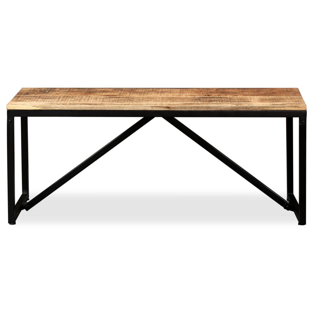 Bench Solid Mango Wood 110x35x45 cm - OLBRIT