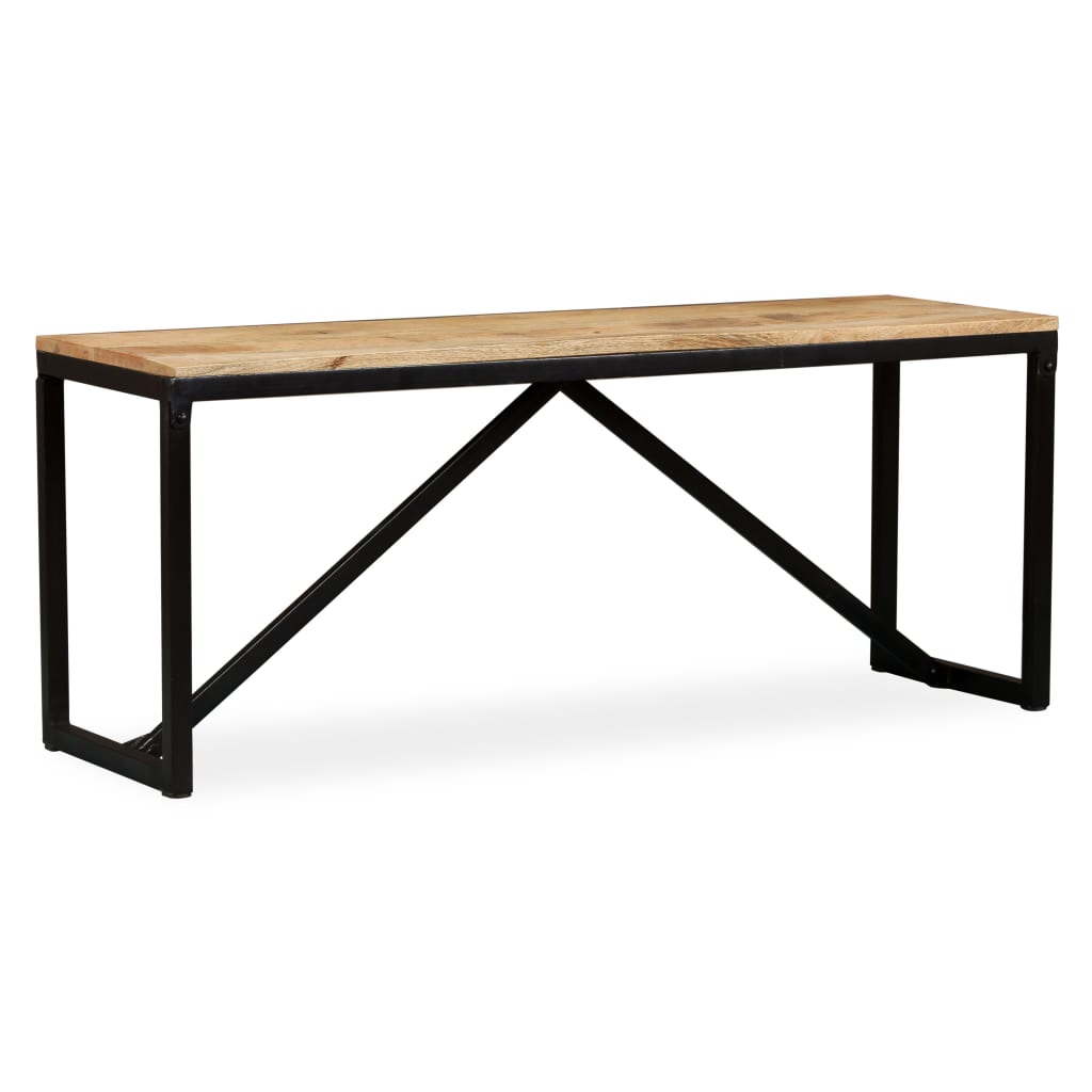 Bench Solid Mango Wood 110x35x45 cm - OLBRIT