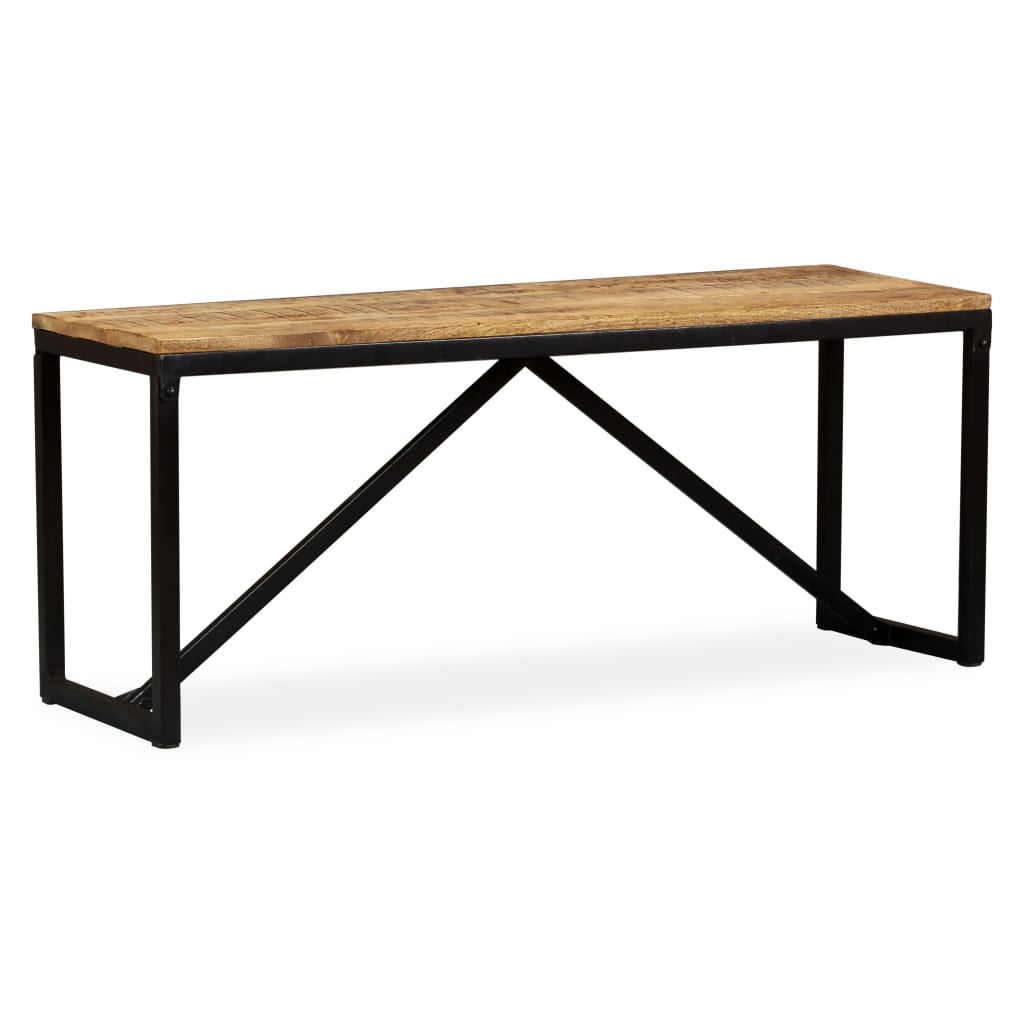 Bench Solid Mango Wood 110x35x45 cm - OLBRIT