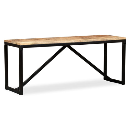 Bench Solid Mango Wood 110x35x45 cm - OLBRIT