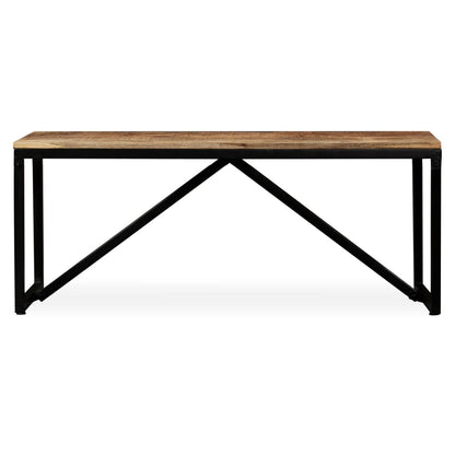 Bench Solid Mango Wood 110x35x45 cm - OLBRIT