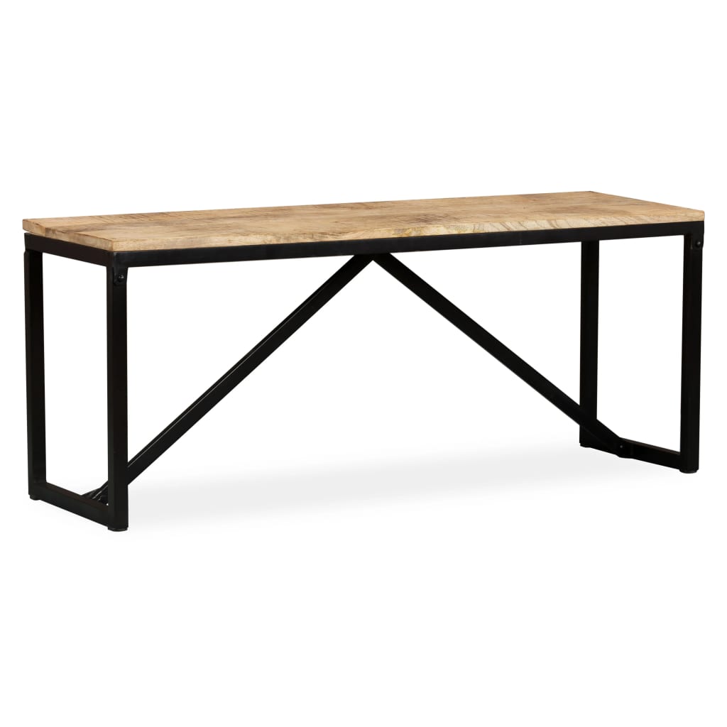 Bench Solid Mango Wood 110x35x45 cm - OLBRIT