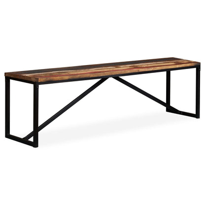 Bench Solid Reclaimed Wood 160x35x45 cm - OLBRIT