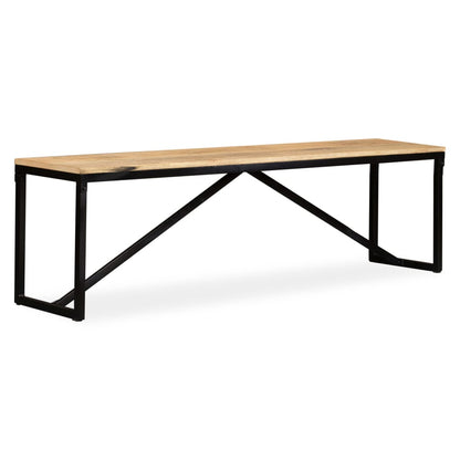 Bench Solid Mango Wood 160x35x45 cm - OLBRIT