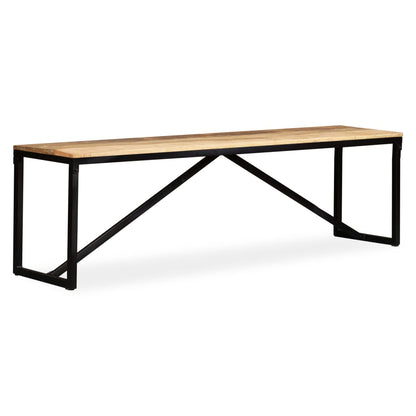 Bench Solid Mango Wood 160x35x45 cm - OLBRIT