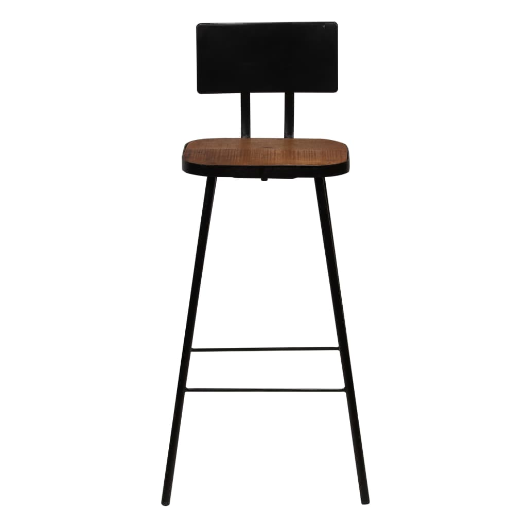 Bar Chairs 4 pcs Solid Reclaimed Wood - OLBRIT