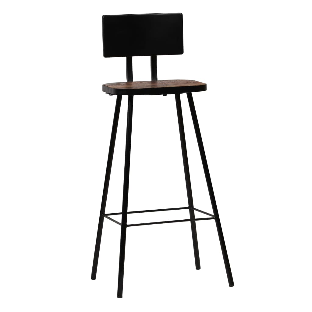 Bar Chairs 4 pcs Solid Reclaimed Wood - OLBRIT
