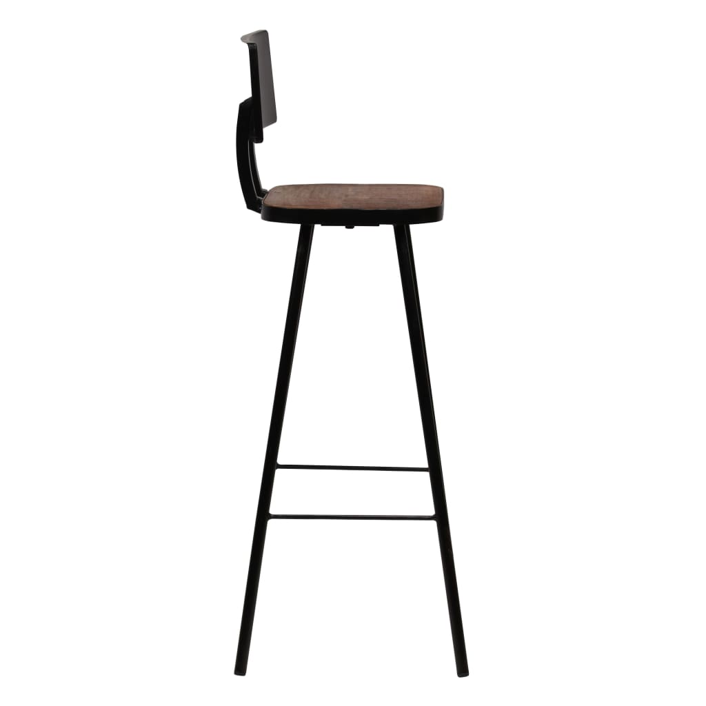Bar Chairs 4 pcs Solid Reclaimed Wood - OLBRIT