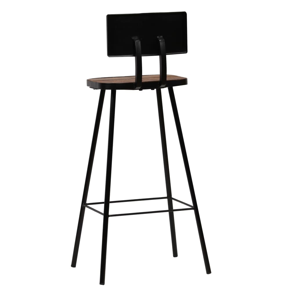 Bar Chairs 4 pcs Solid Reclaimed Wood - OLBRIT