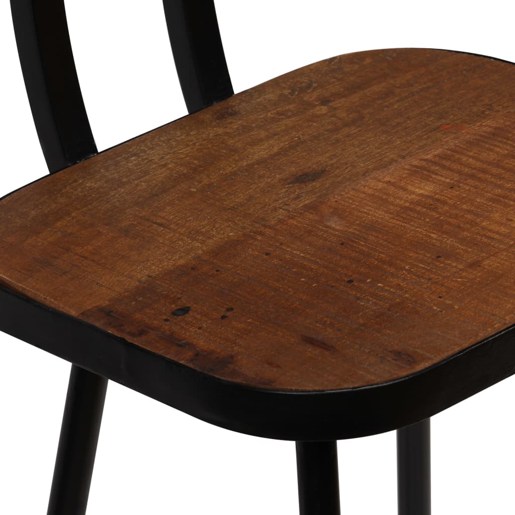 Bar Chairs 4 pcs Solid Reclaimed Wood - OLBRIT