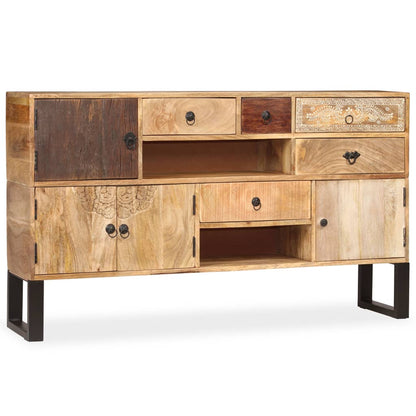 Sideboard Solid Mango Wood 140x30x80 cm - OLBRIT
