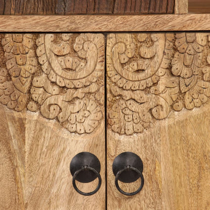 Sideboard Solid Mango Wood 140x30x80 cm - OLBRIT