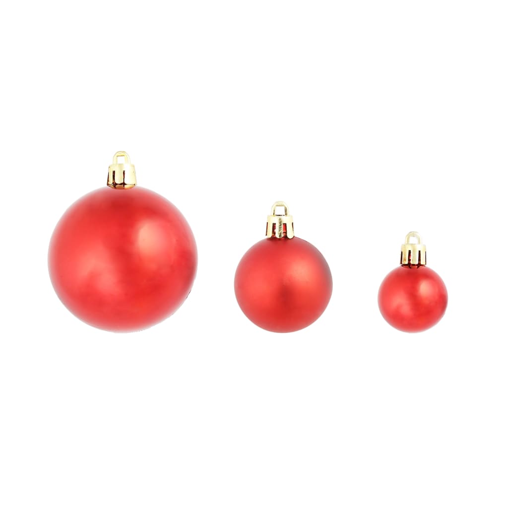 Christmas Balls 100 pcs Red/Gold/Green - OLBRIT