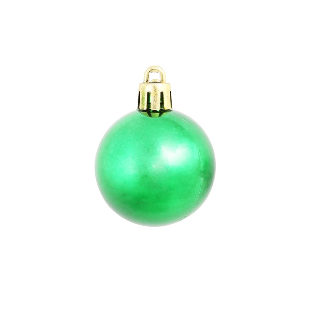 Christmas Balls 100 pcs Red/Gold/Green - OLBRIT