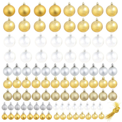 Christmas Balls 100 pcs Silver/Gold - OLBRIT